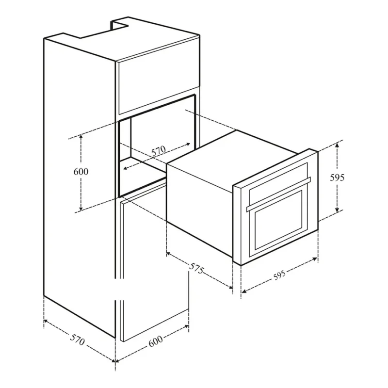 KÍCH THƯỚC LÒ NƯỚNG EUROSUN EOV65DE