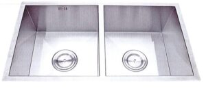 CHẬU RỬA CHÉN WINLAND 2 HỘC INOX 304 C60 - Chau rua chen INOX 304 WINLAND C60