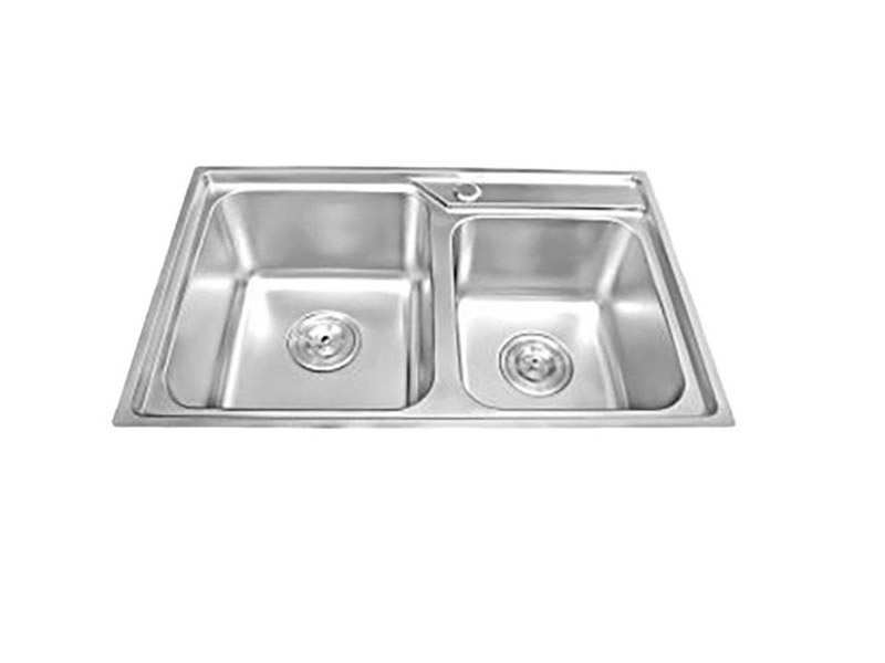 CHẬU RỬA CHÉN INOX 2 HỘC WINLAND E01A