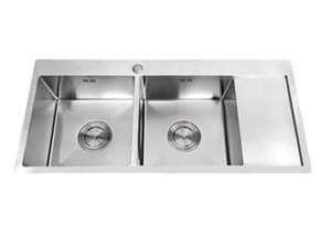 CHẬU RỬA CHÉN WINLAND 2 HỘC INOX 304 D60