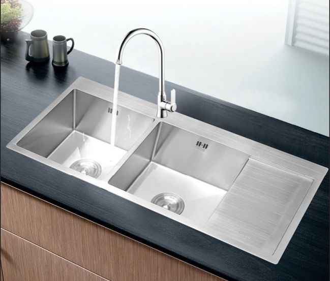 CHẬU RỬA CHÉN WINLAND 2 HỘC INOX 304 D64 - Untitled