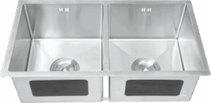 CHẬU RỬA CHÉN WINLAND 2 HỘC INOX 304 C60