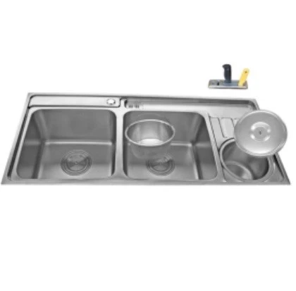 CHẬU RỬA CHÉN INOX 2 HỘC WINLAND G03