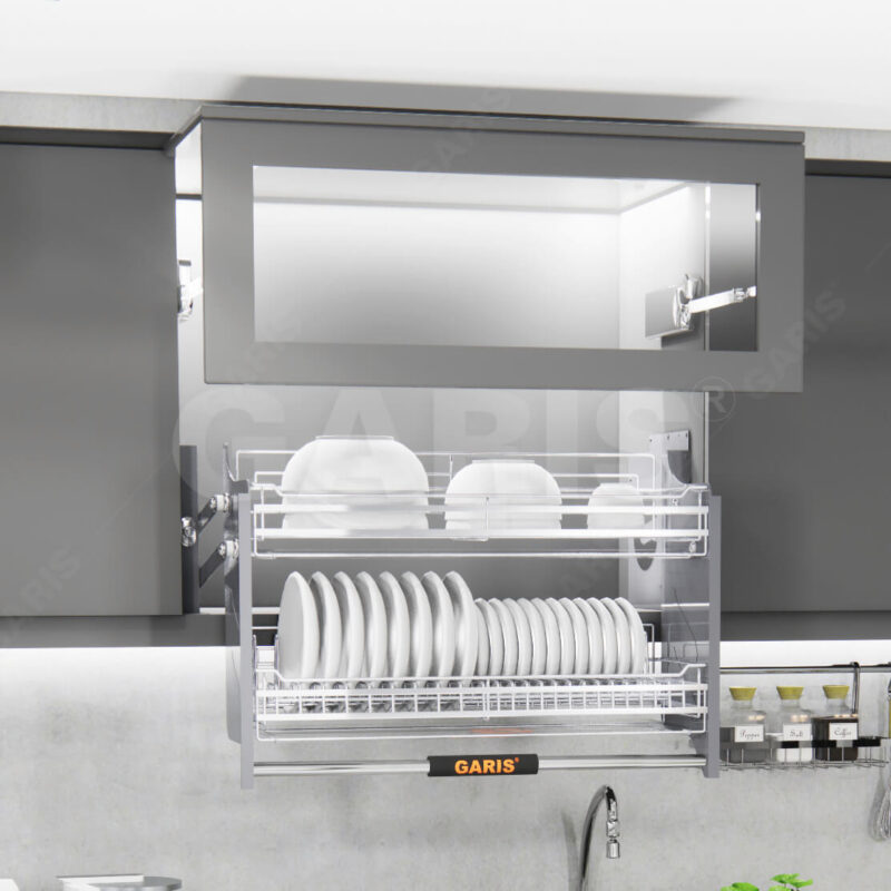GIÁ BÁT ĐĨA INOX NÂNG HẠ CƠ GARIS ML06.70C