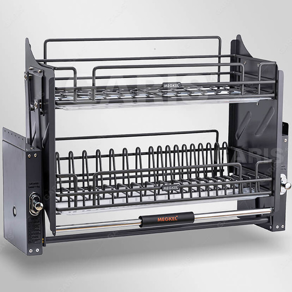 GIÁ BÁT ĐĨA INOX NÂNG HẠ CƠ GARIS ML06.90N