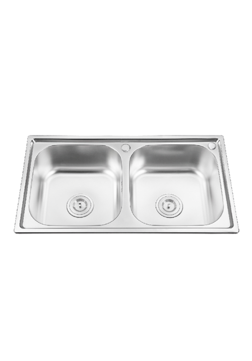 CHẬU RỬA CHÉN INOX 2 HỘC WINLAND C14