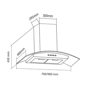 MÁY HÚT MÙI 70CM EUROSUN EH-70K10S - 10 1