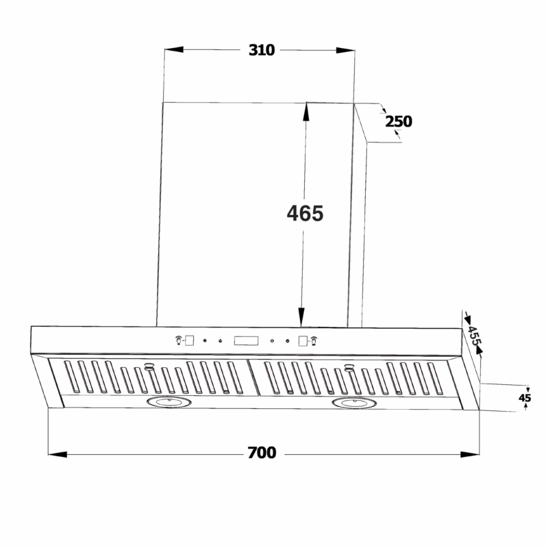 MÁY HÚT MÙI CHEFS EH-R105E7G - 10 2
