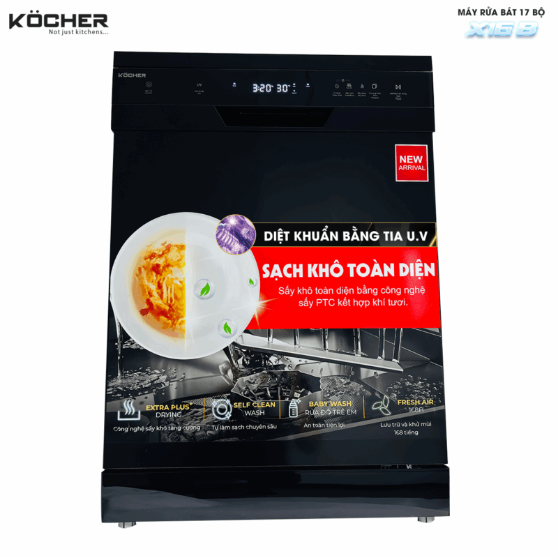 MÁY RỬA BÁT 17 BỘ KOCHER X16B - 10