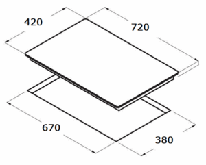 BẾP TỪ ĐÔI CHEFS EH-DIH333 - 104