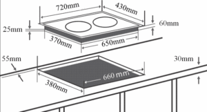 BẾP TỪ ĐÔI CHEFS EH-DIH990 - 108