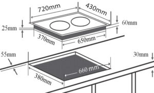 BẾP TỪ ĐÔI CHEFS EH-DIH205 - 116