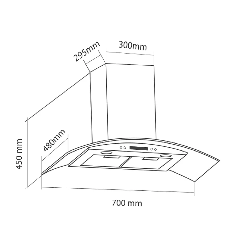 MÁY HÚT MÙI 70CM EUROSUN EH-70K15E - 13 1