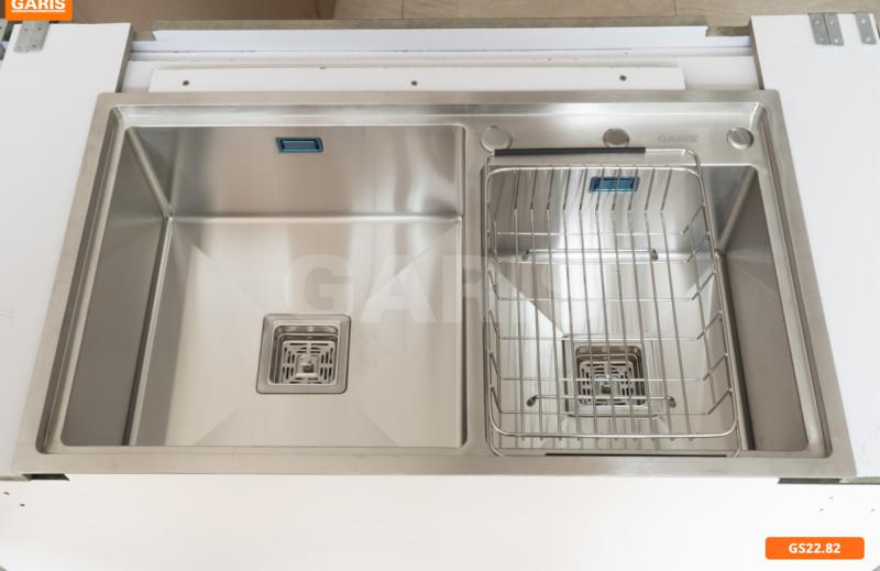 CHẬU RỬA BÁT 2 HỐ GARIS GS22.82