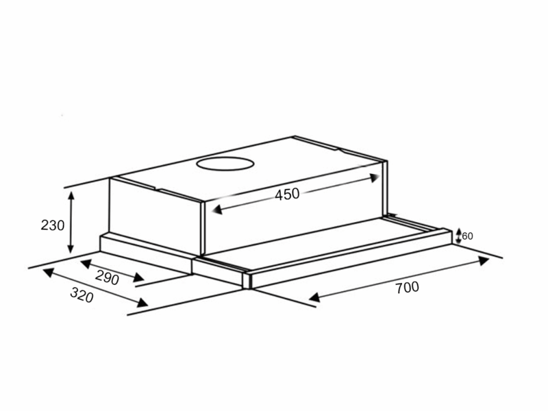 MÁY HÚT MÙI ÂM TỦ CHEFS EH-R906E7T - 18 1