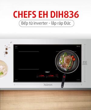 BẾP TỪ ĐÔI CHEFS EH-DIH836 - 24 4