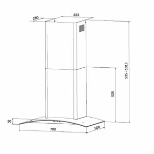 MÁY HÚT MÙI 70CM EUROSUN EH-70K32 - 26