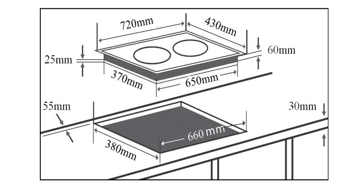 BẾP TỪ KẾT HỢP HỒNG NGOẠI CHEFS EH-MIX220 - 29 6