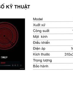 BẾP HỒNG NGOẠI CHEFS EH-HL22A