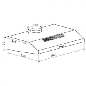 MÁY HÚT MÙI ÂM TỦ INOX 60CM EUROSUN EH-60CF19S - 4 1