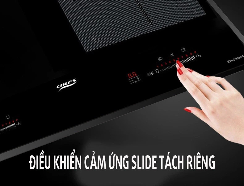 BẾP TỪ ĐÔI CHEFS EH-DIH860 - 50 2