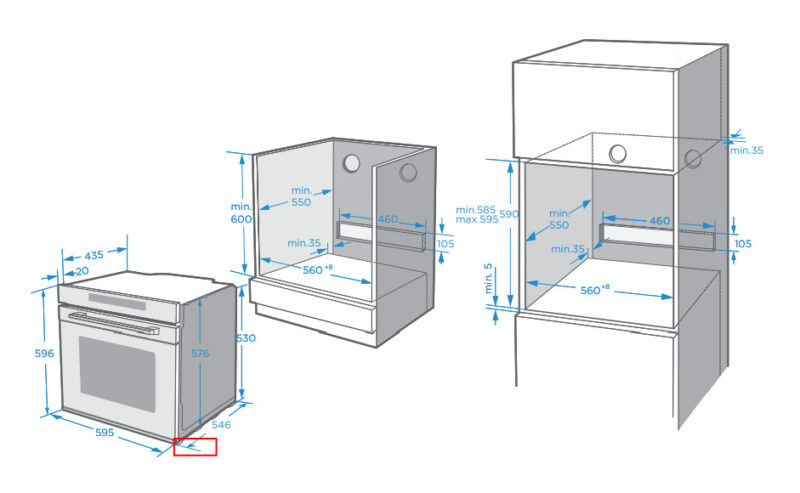 LÒ NƯỚNG CHEFS EH-BO600E - 55 1