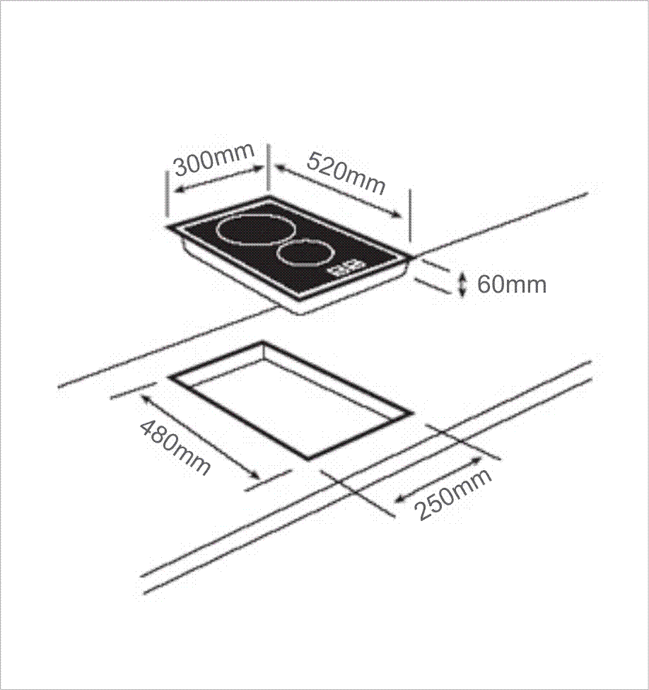 BẾP TỪ ĐÔI CHEFS EH-DIH32A - 8