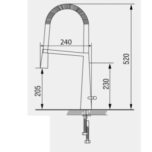 VÒI RỬA CAO CẤP GARIS MF03P - BV MF03P