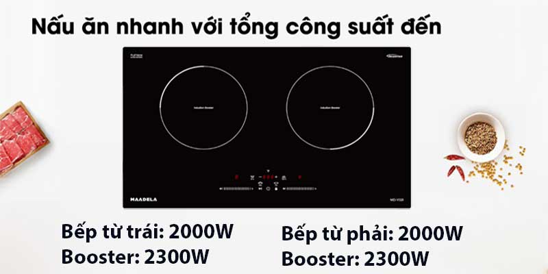 BẾP TỪ 2 VÙNG NẤU MAADELA MD-Y02I - Bep dien tu doi Maadela MD Y02I 3