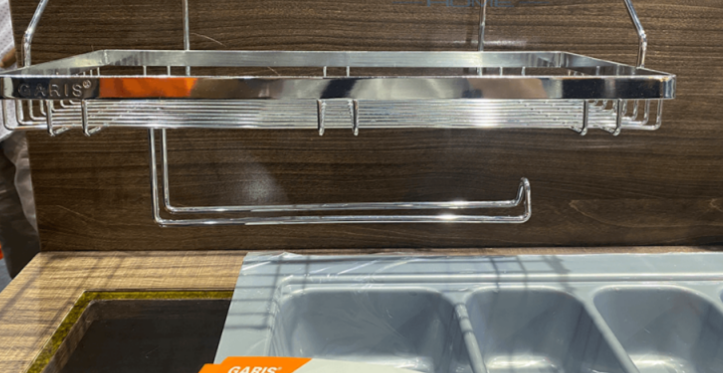 GIÁ TREO GIA VỊ VÀ CUỘN GIẤY GARIS GI04.2