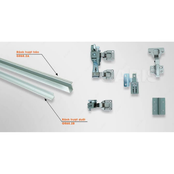 RAY TRƯỢT CỬA LÙA GARIS GR68.1