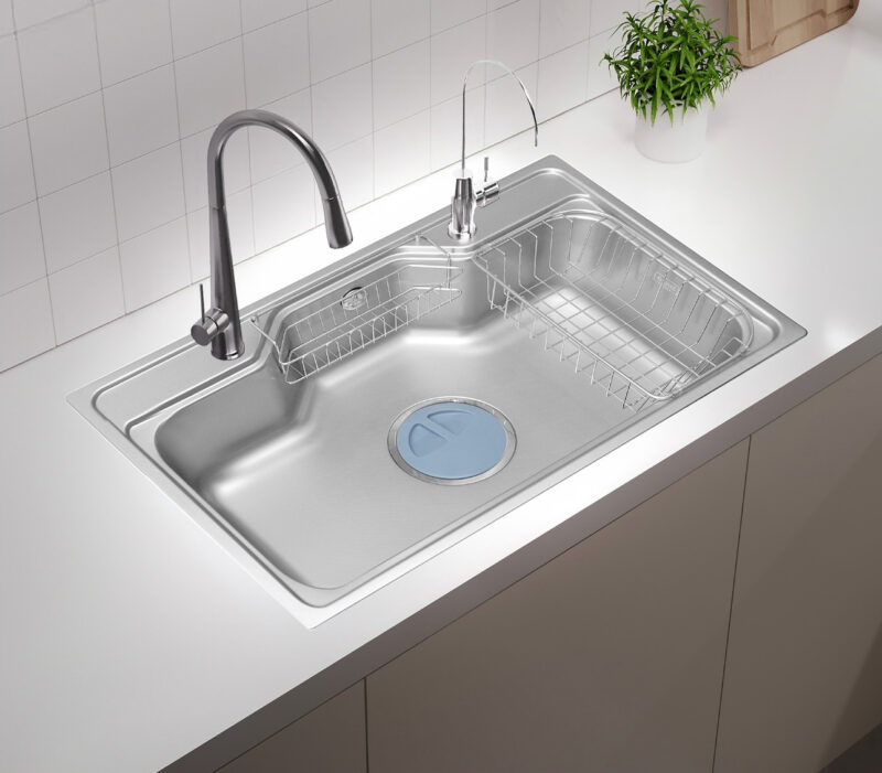CHẬU RỬA BÁT 1 HỐ GARIS GS11.80