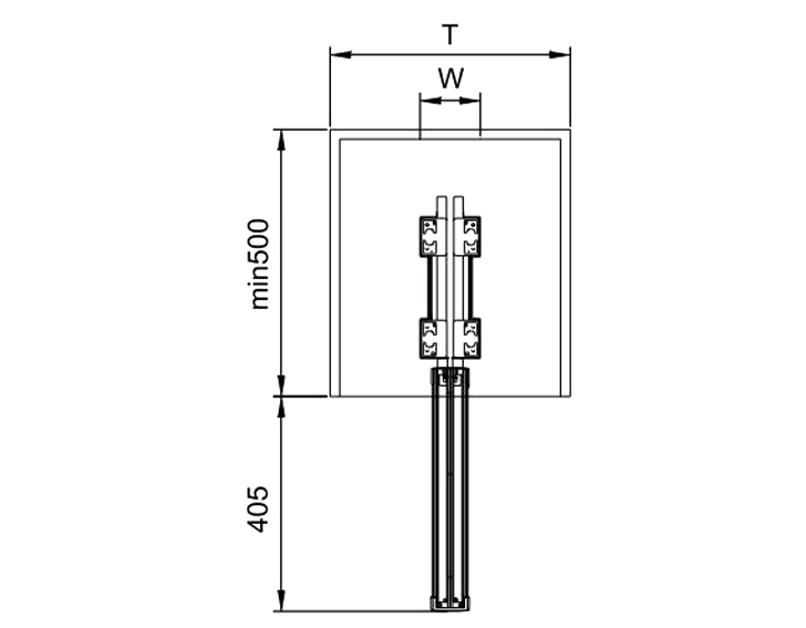 KÍCH THƯỚC GIÁ TREO MẮC ÁO 8 NÚT GARIS GW16