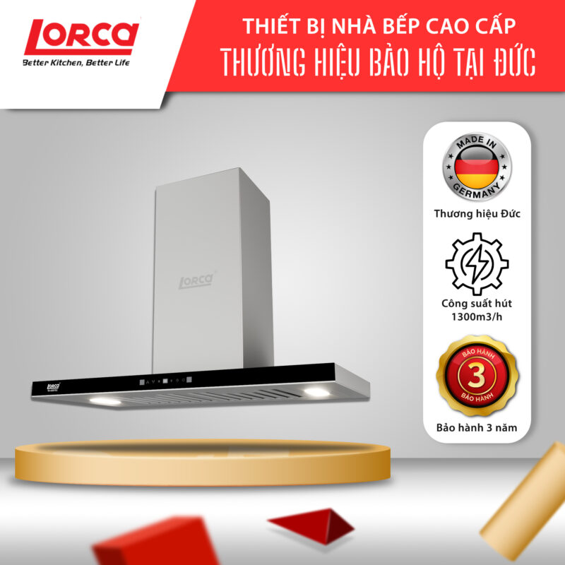 MÁY HÚT MÙI TREO TƯỜNG LORCA TA-6007EC-90CM