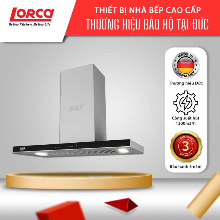 MÁY HÚT MÙI TREO TƯỜNG LORCA TA-6007TM-70CM