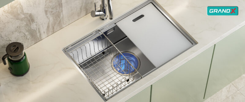 CHẬU RỬA BÁT GRANDX GX7846S SMOOTH