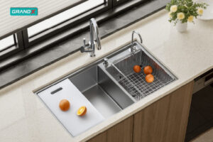 CHẬU RỬA BÁT GRANDX GX8648DS SMOOTH - GX8648DS 03