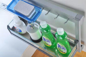 GIÁ ĐỰNG CHAI LỌ TẨY RỬA ĐÁY ĐẶC EUROGOLD ETR2725 - gia dung chai lo tay rua eurogold eu 0725 2