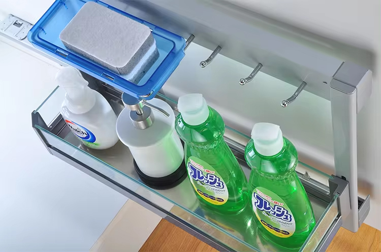 GIÁ ĐỰNG CHAI LỌ TẨY RỬA ĐÁY ĐẶC EUROGOLD ETR2725 - gia dung chai lo tay rua eurogold eu 0725 2