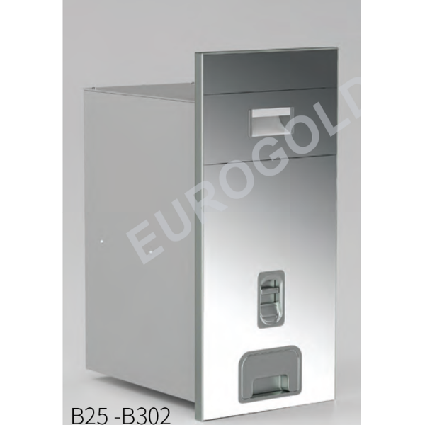 THÙNG GẠO GƯƠNG NÚT NHẤN EUROGOLD GB300S