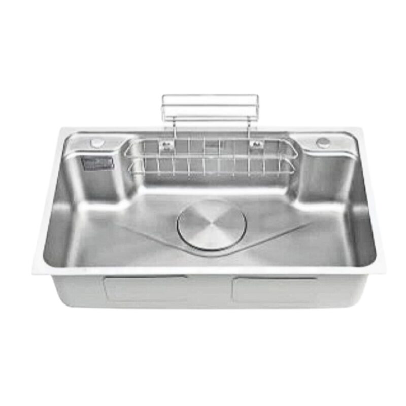 CHẬU RỬA 1 HỘC CREAVE CR7545 KÈM PHỤ KIỆN