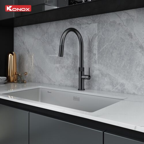 VÒI RỬA DÂY RÚT KONOX LASI GUN METAL - Voi mau Gunmetal 500x500 1